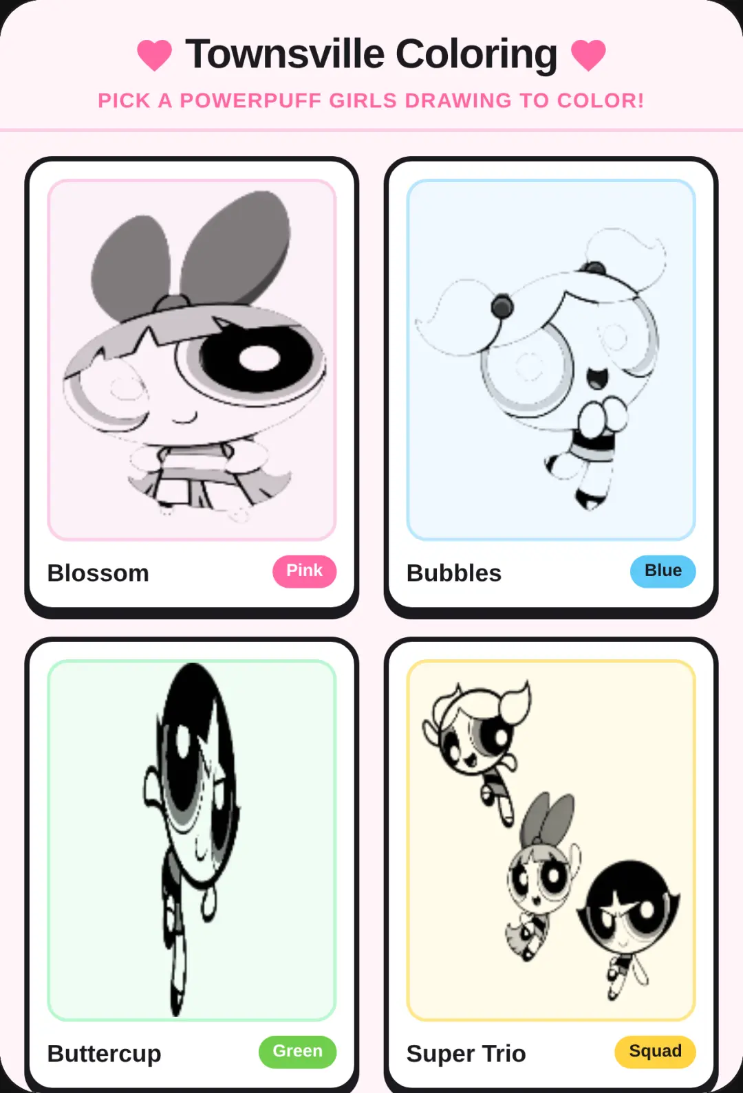Townsville Coloring - Powerpuff Girls cover