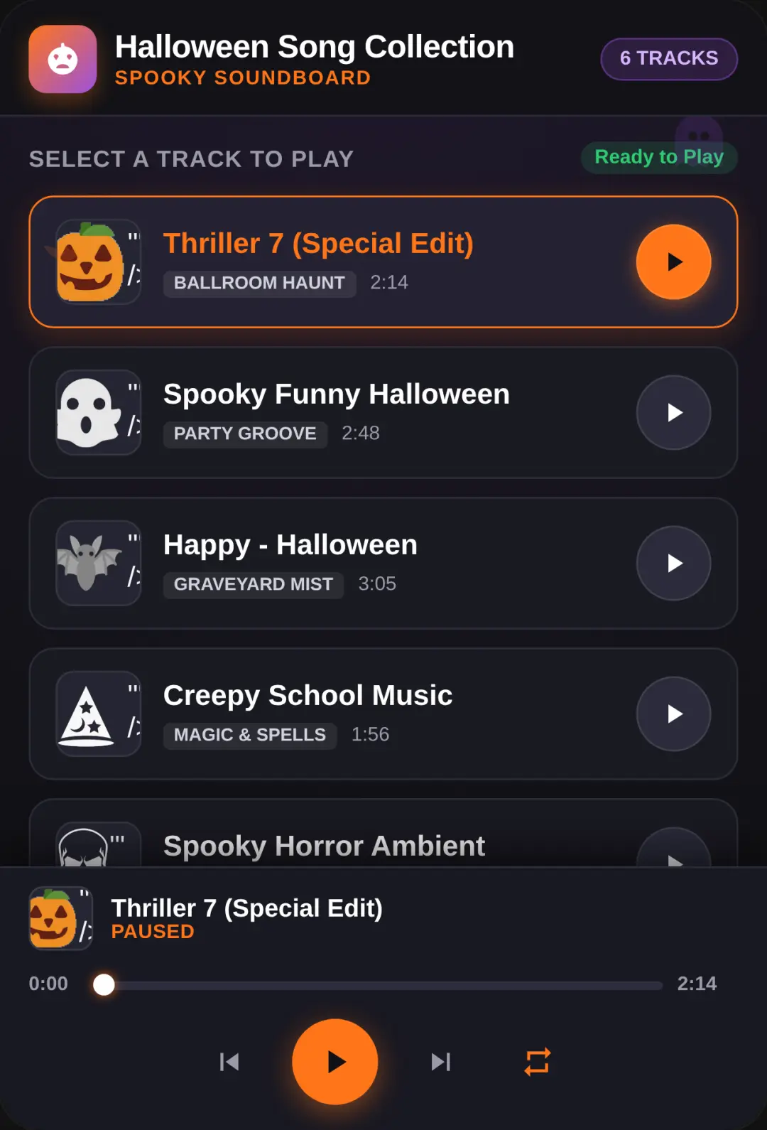 Halloween Song Collection cover