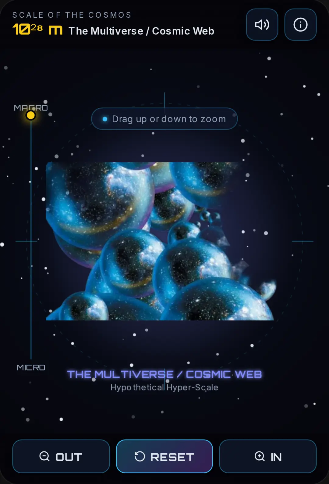Cosmic Zoom: Powers of Ten cover