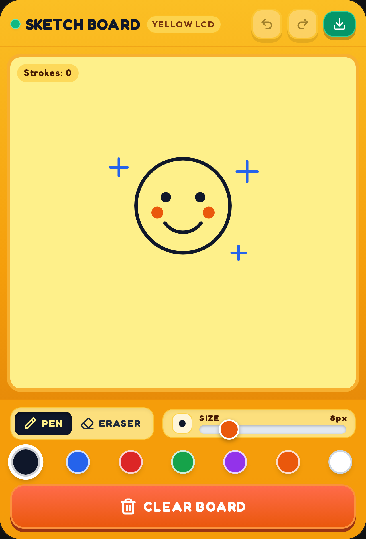 Yellow Digital Drawing Board cover