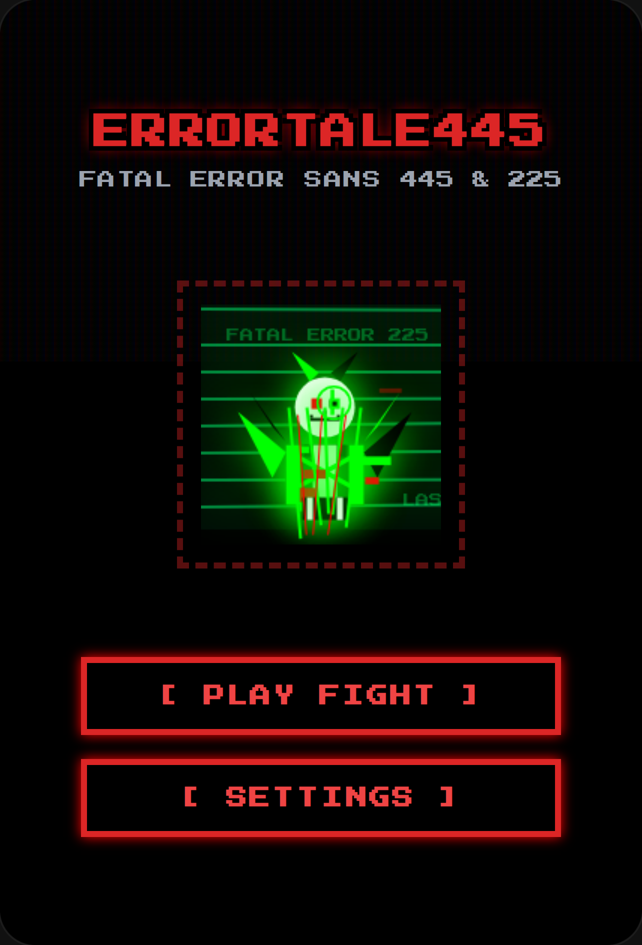Errortale445 1.1 cover