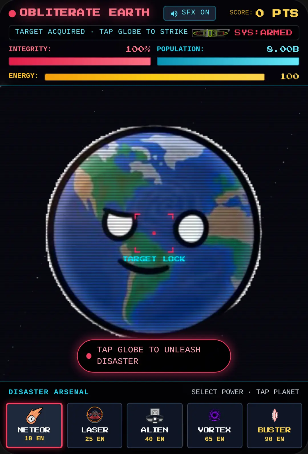 Obliterate Earth cover