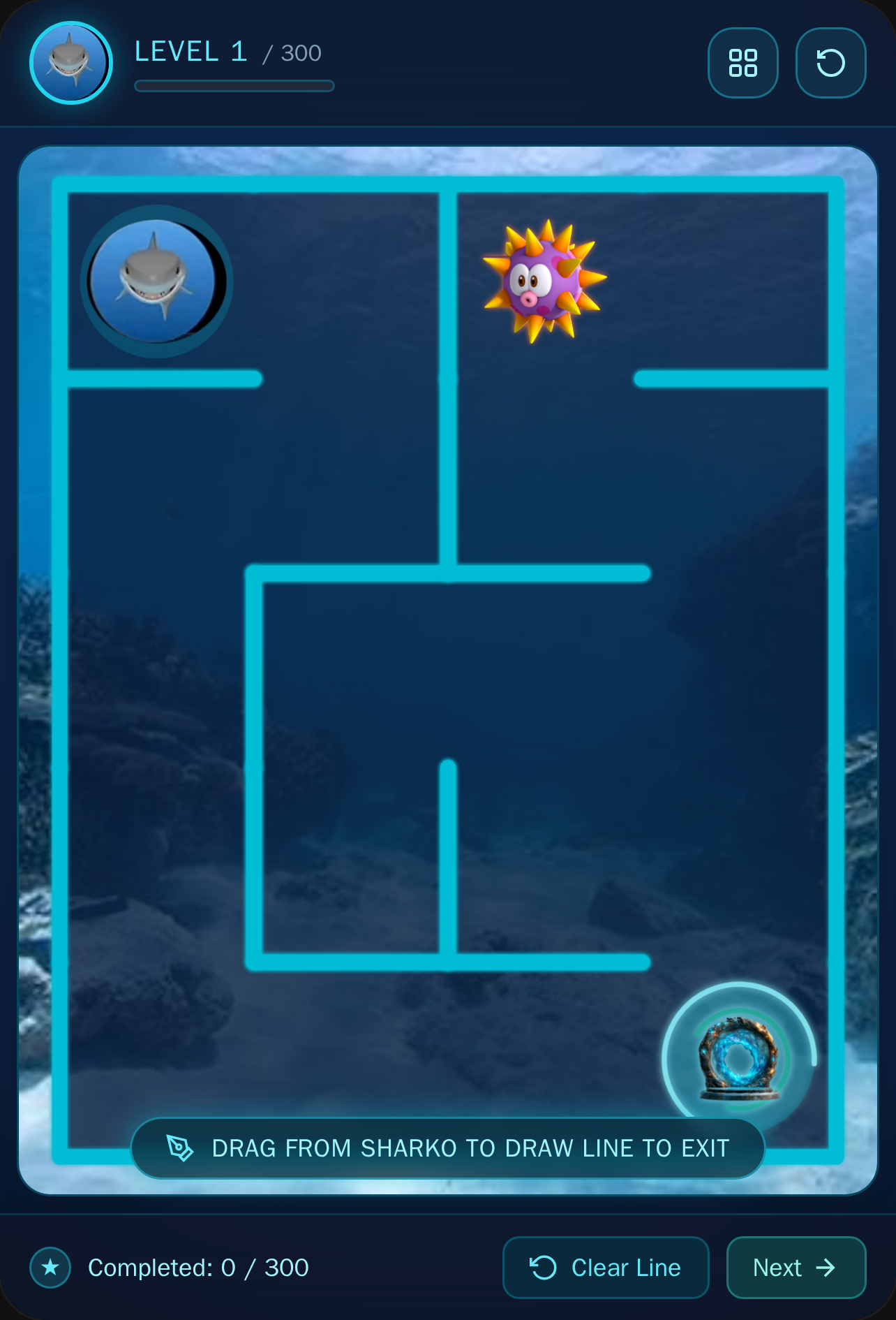 Sharko: 300 Line Mazes cover