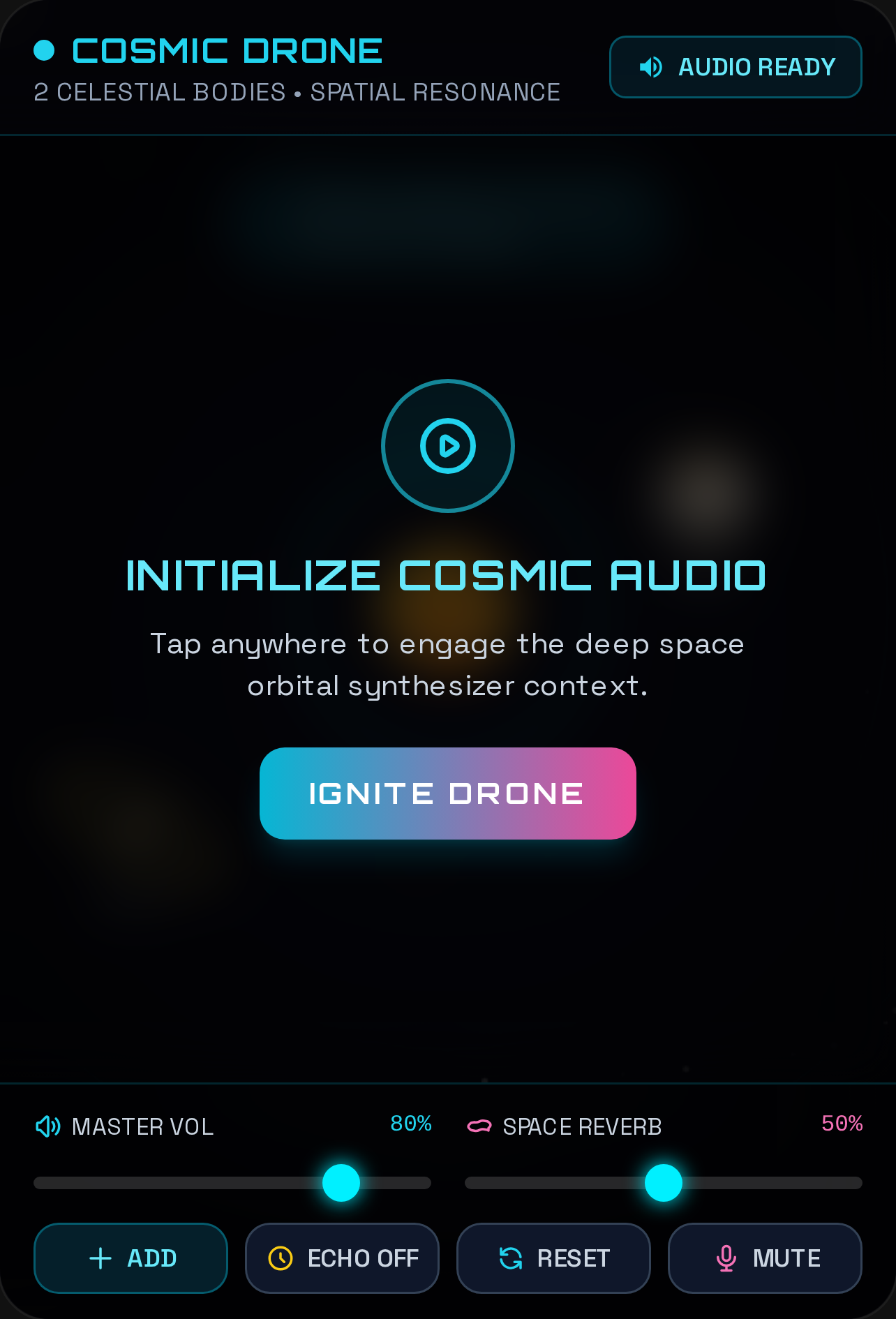 Cosmic Drone - Spatial Planet Synth cover