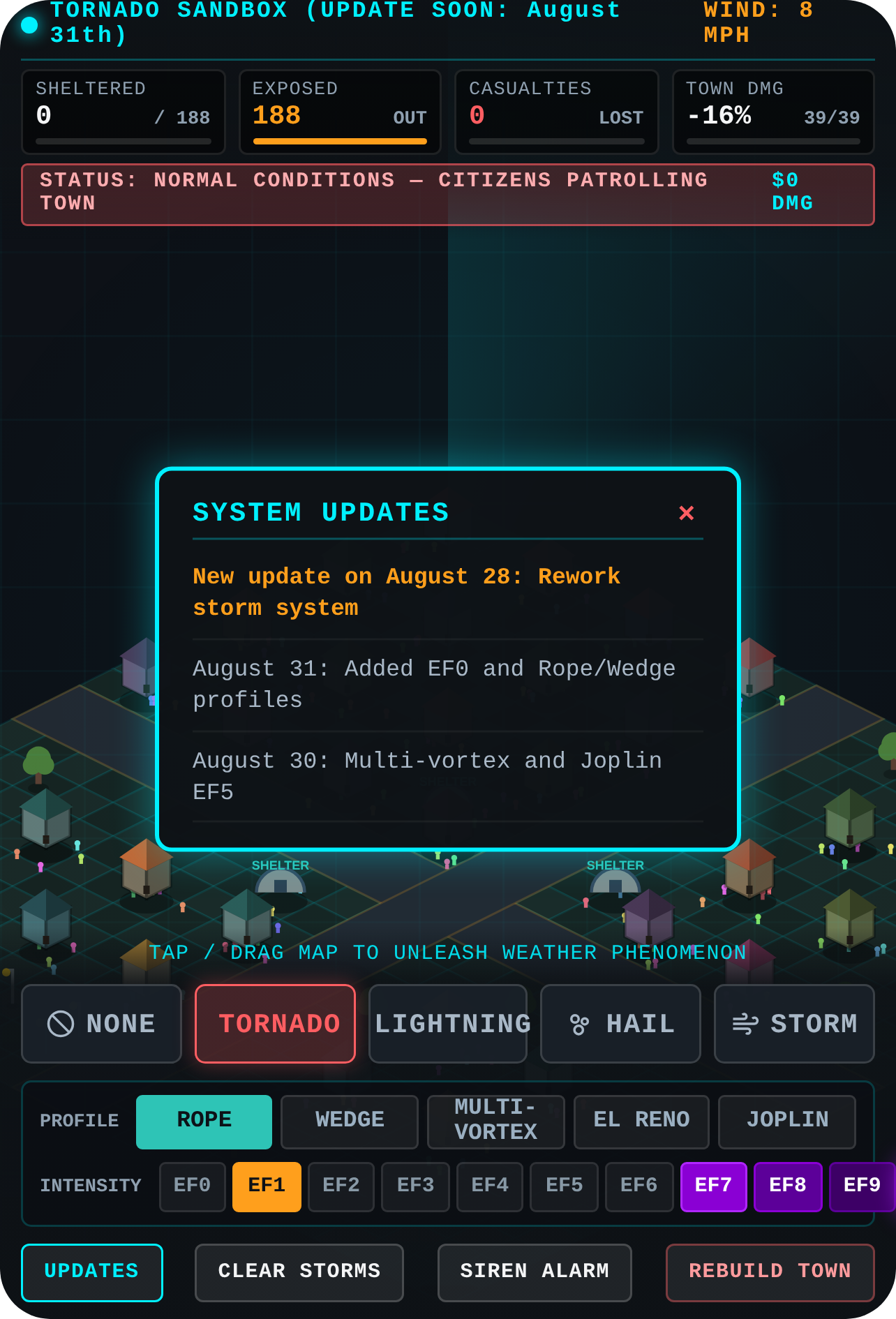 TORNADO SANDBOX (UPDATE LIVE) cover