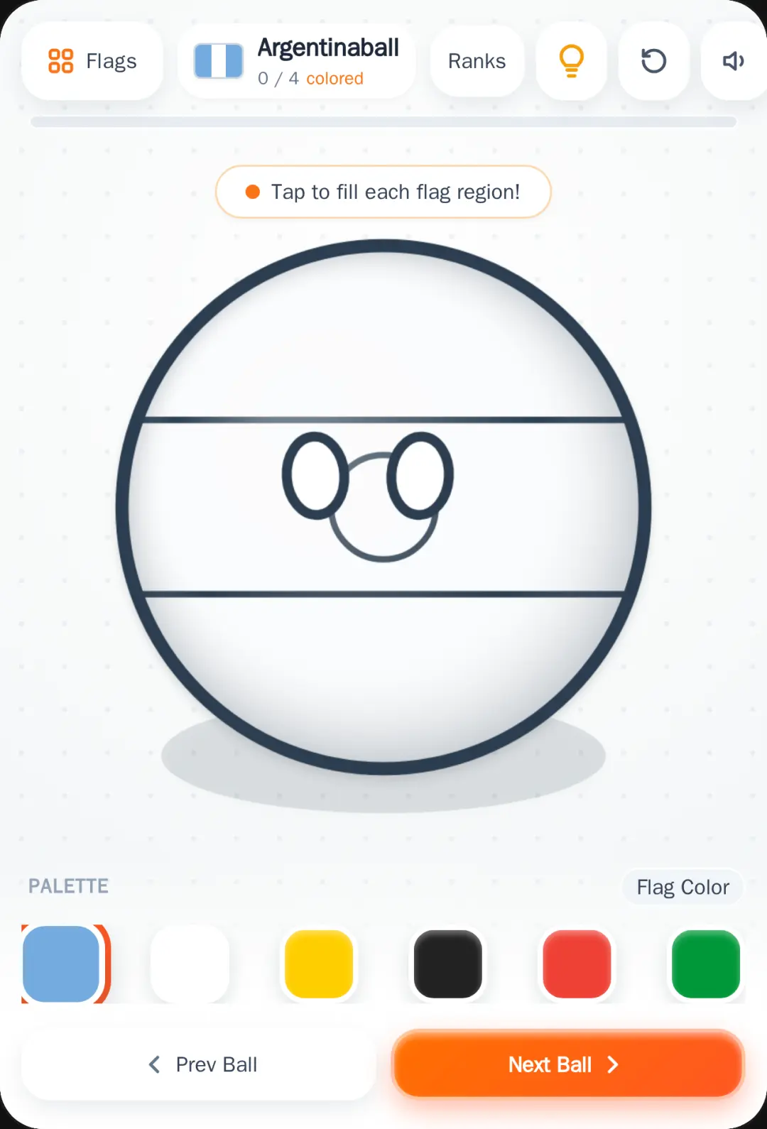Countryball Flag Coloring cover