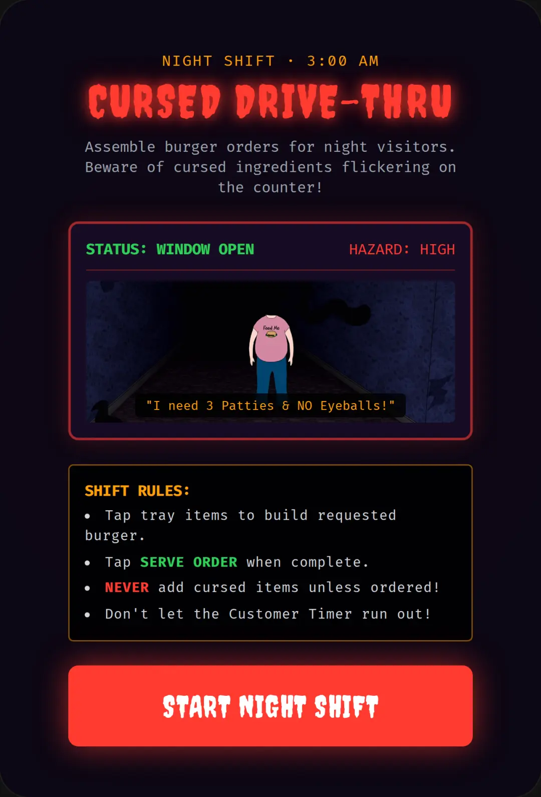Cursed Drive-Thru: Night Shift cover