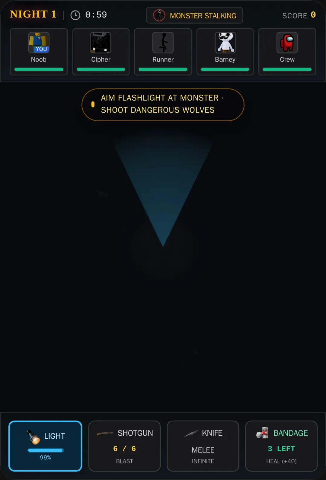 Forest of Five: Night Survival cover