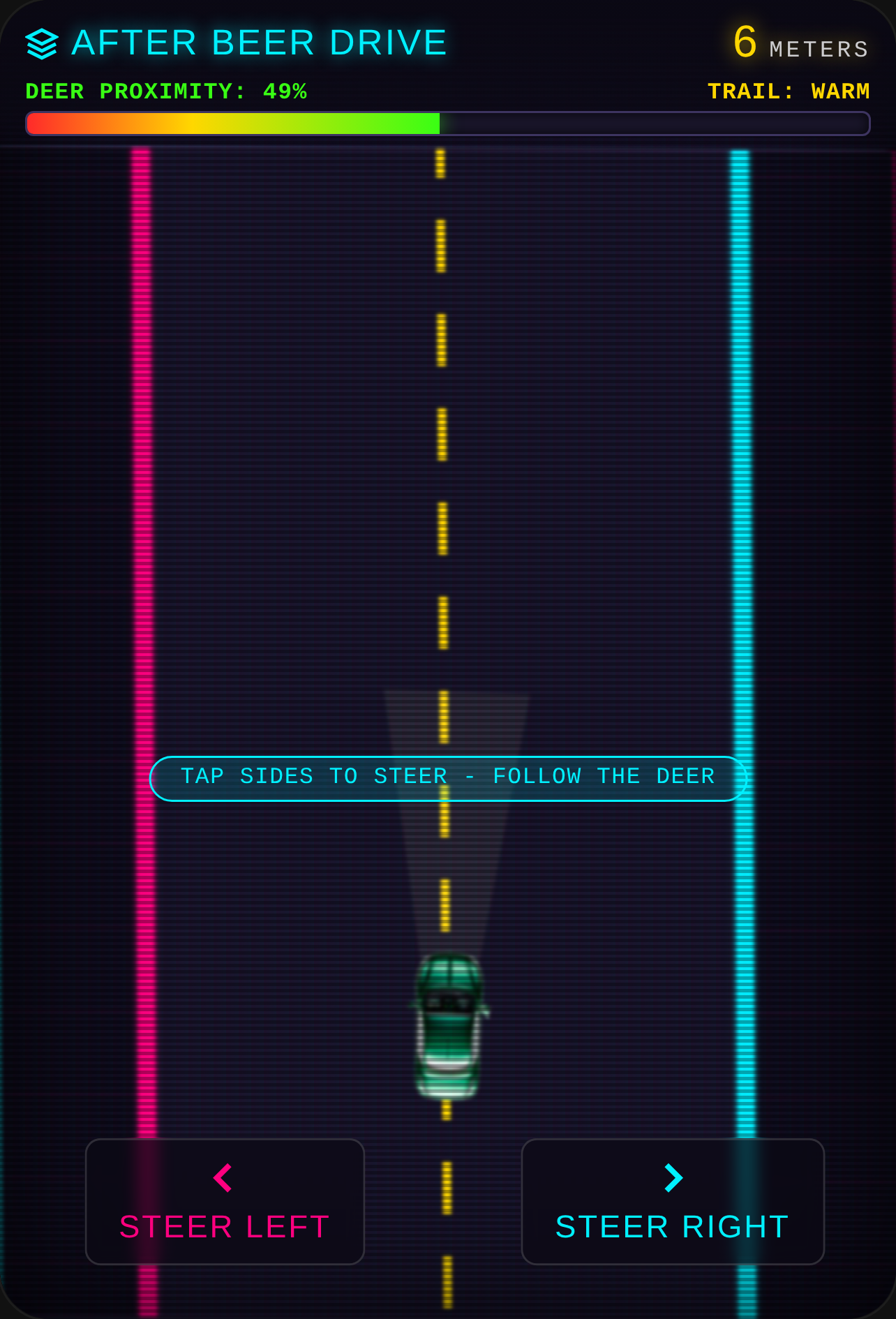 Driving in my car right after a beer cover