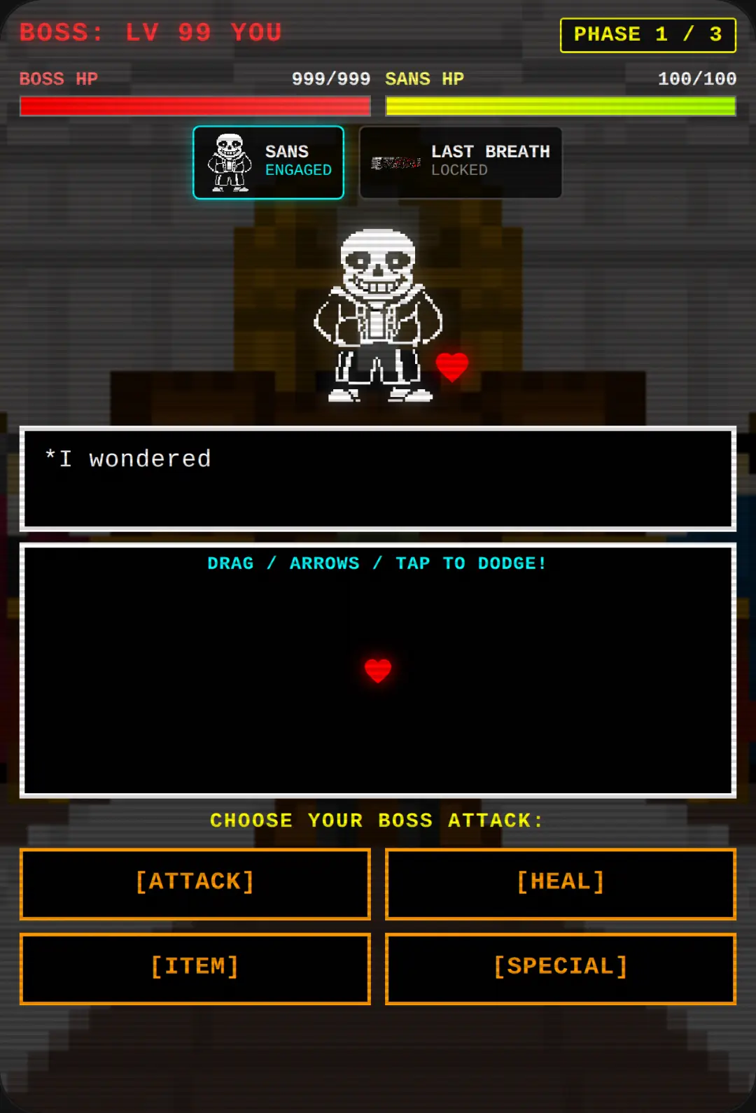 Last Breath Sans - Boss Mode cover