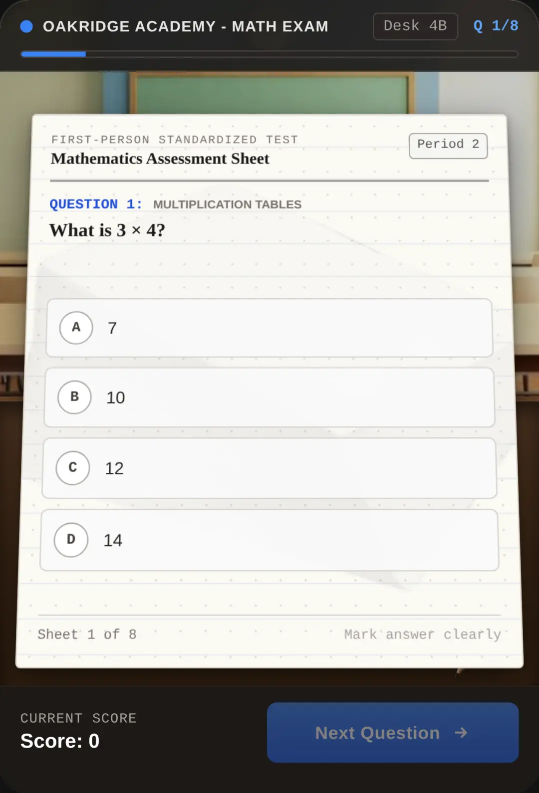 Mathematics Examination cover