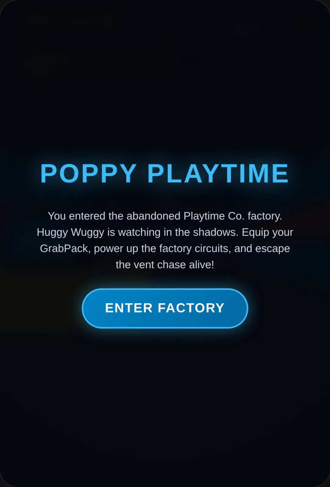 Poppy Playtime Chapter 1 - 3D Escape cover