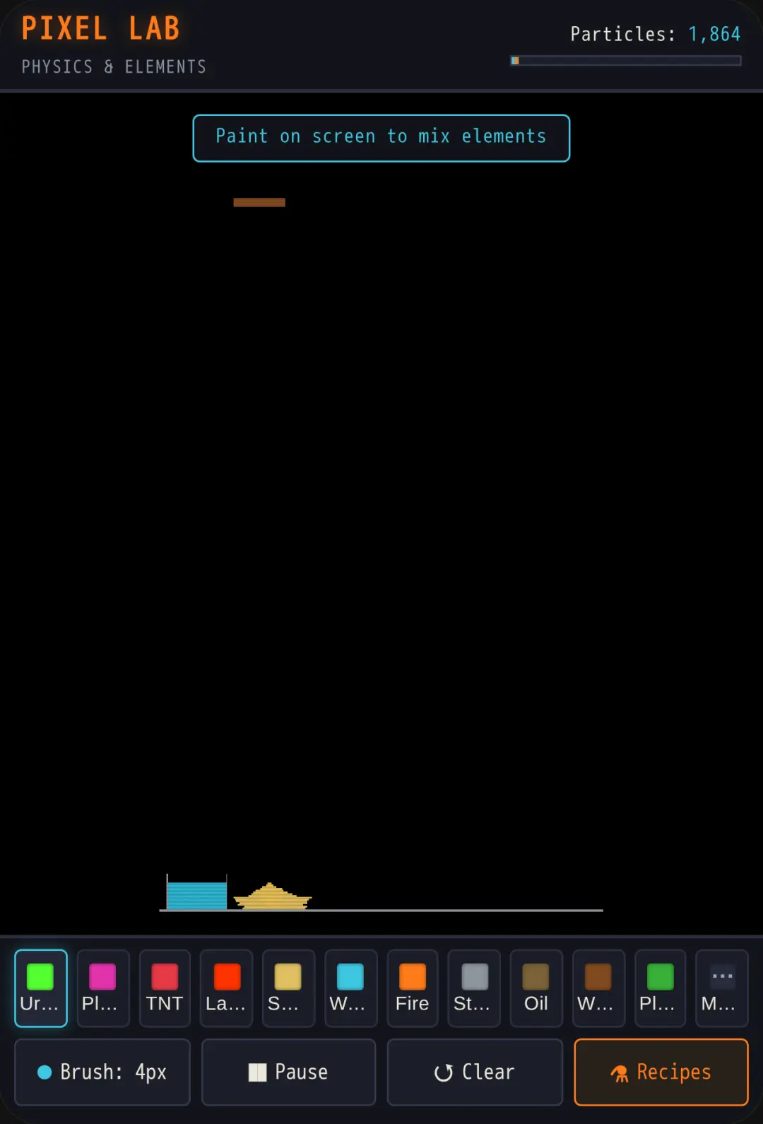 Pixel Lab — Physics & Elements Simulator cover
