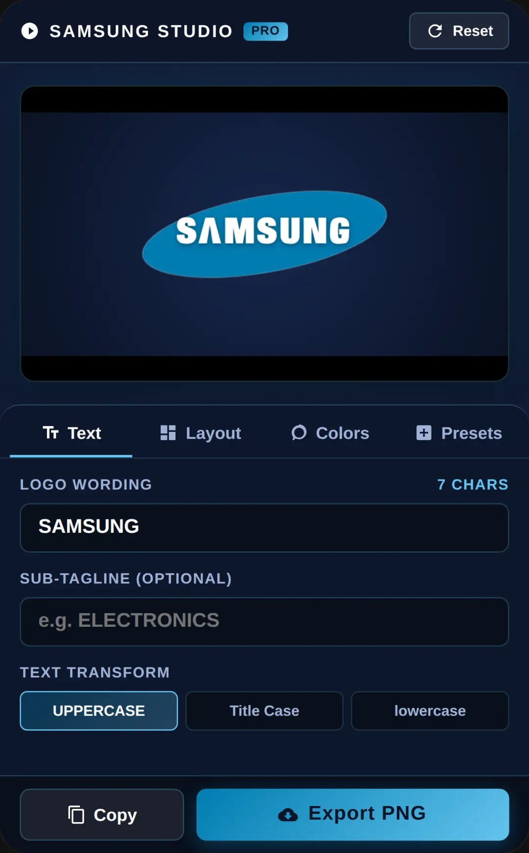 Samsung Logo Generator cover