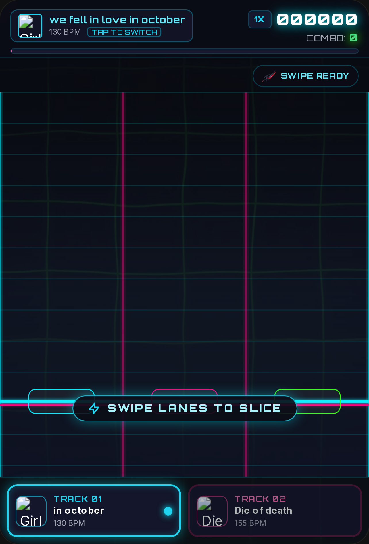 CyberSlice // Neon Rhythm faster version cover