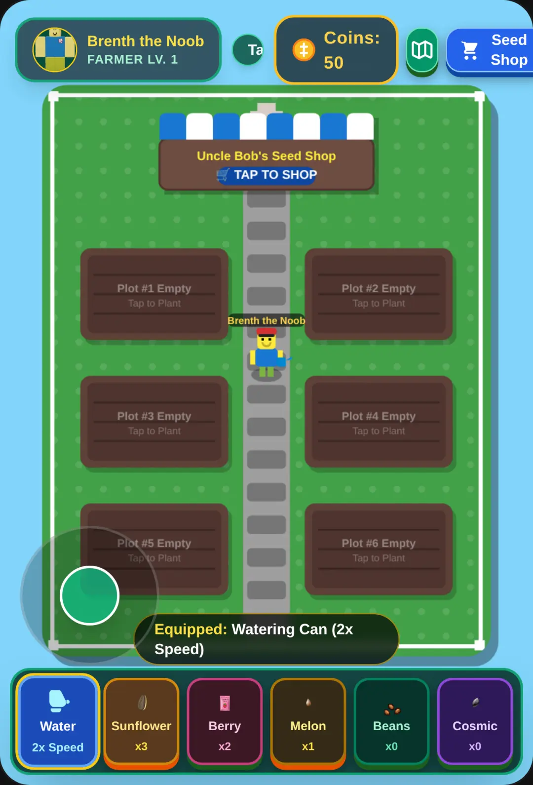 Roblox Grow a Garden 2D cover