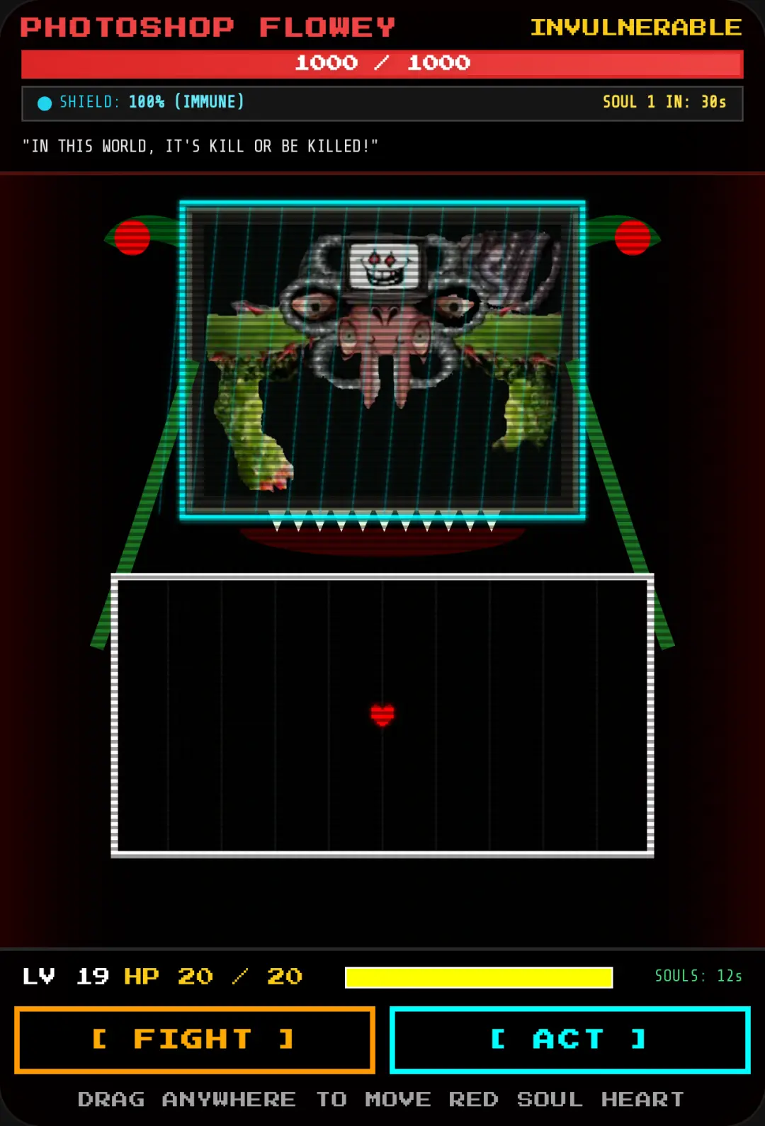 UNDERTALE: PHOTOSHOP FLOWEY cover