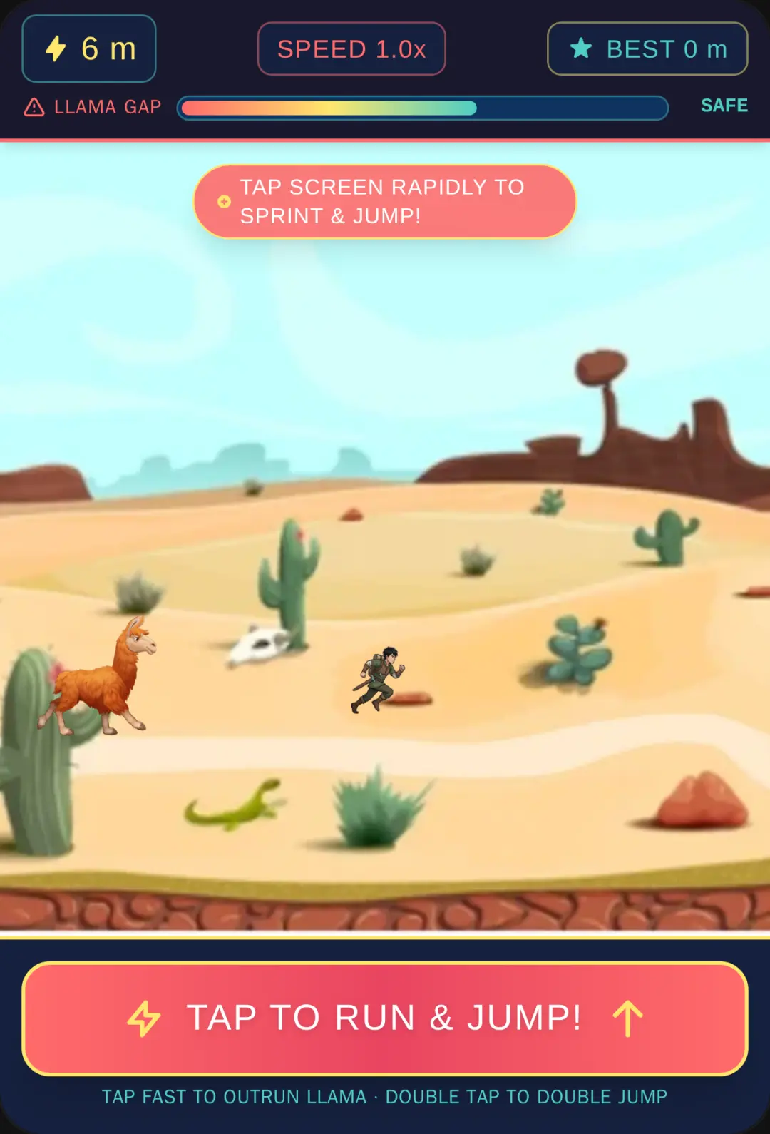Chased by Llama cover