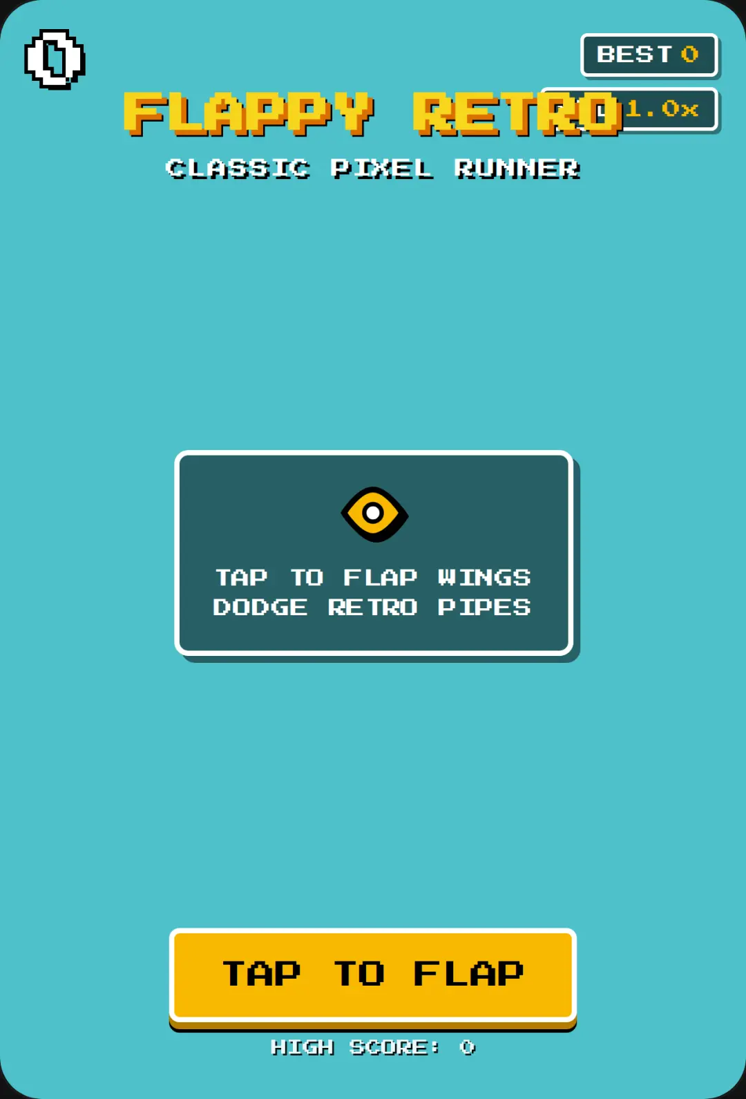 Retro Flappy Bird cover