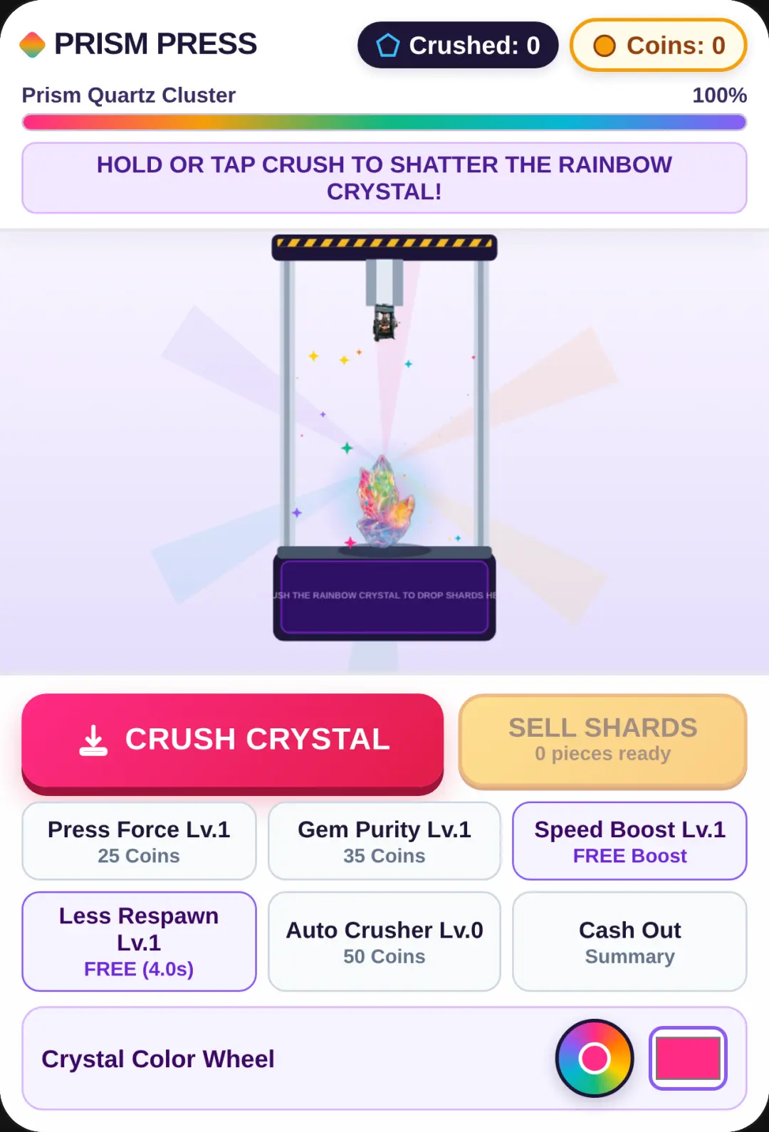 Prism Press: Rainbow Crystal Crusher cover