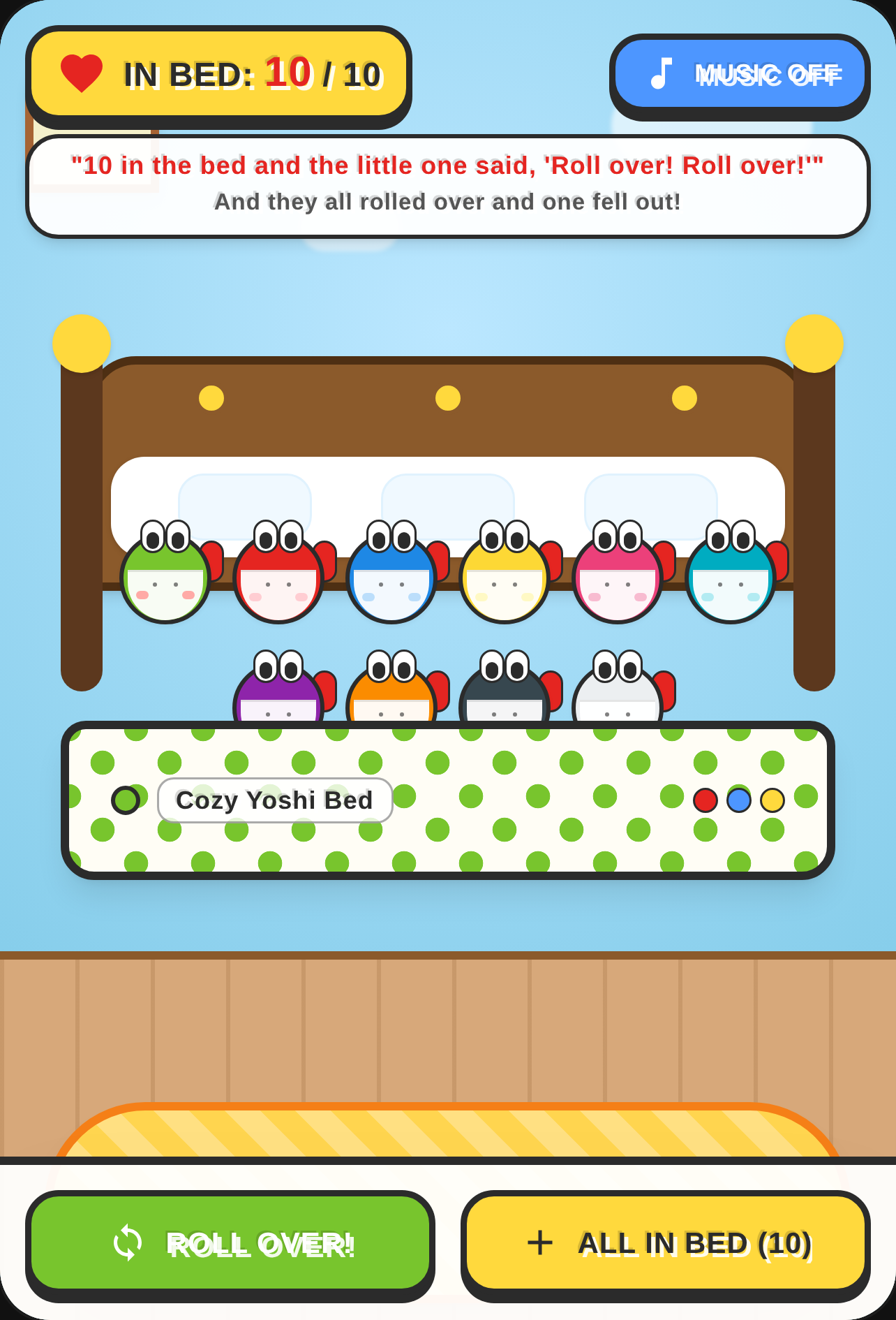 Little 10 in Bed Yoshi cover