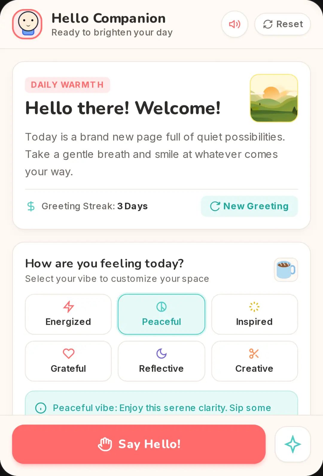 Hello! Daily Companion cover