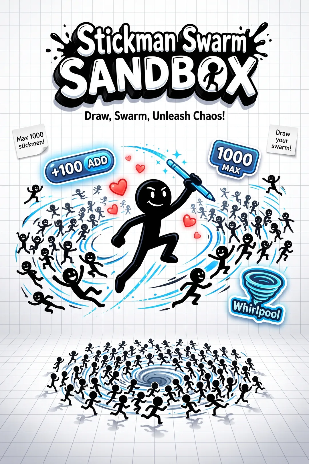 Stickman Swarm Sandbox
