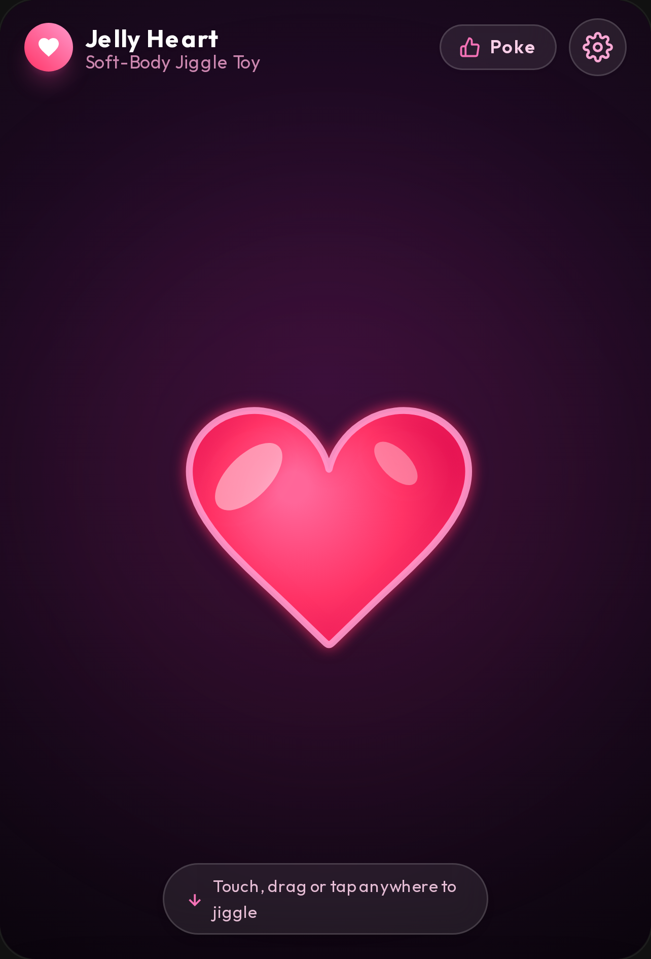 Jelly Heart - Physics Simulation cover