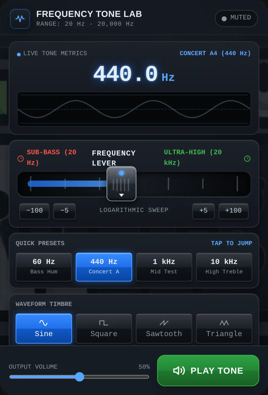Audio Frequency Generator cover