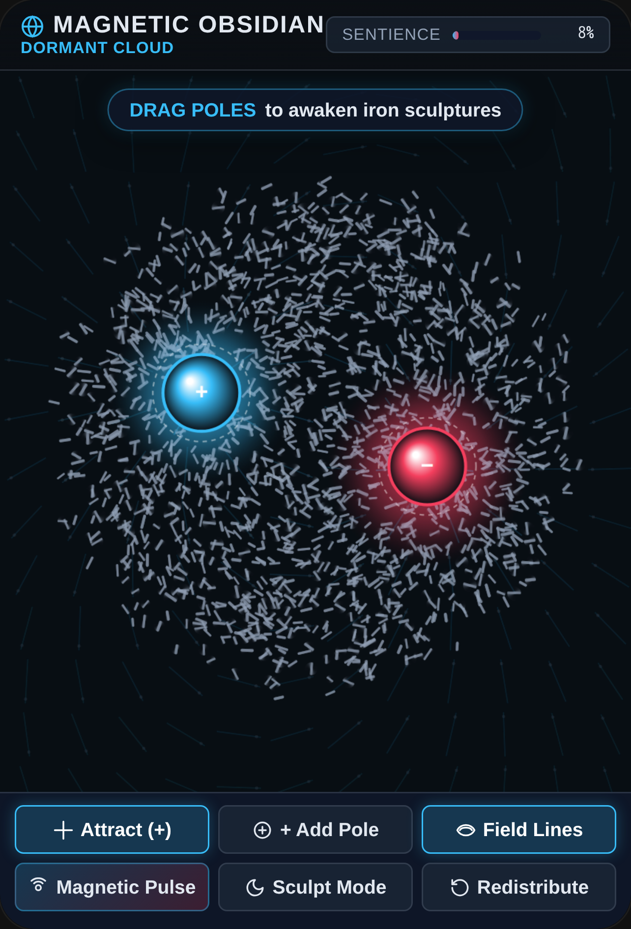 Magnetic Sculptures — Sentient Iron Physics cover