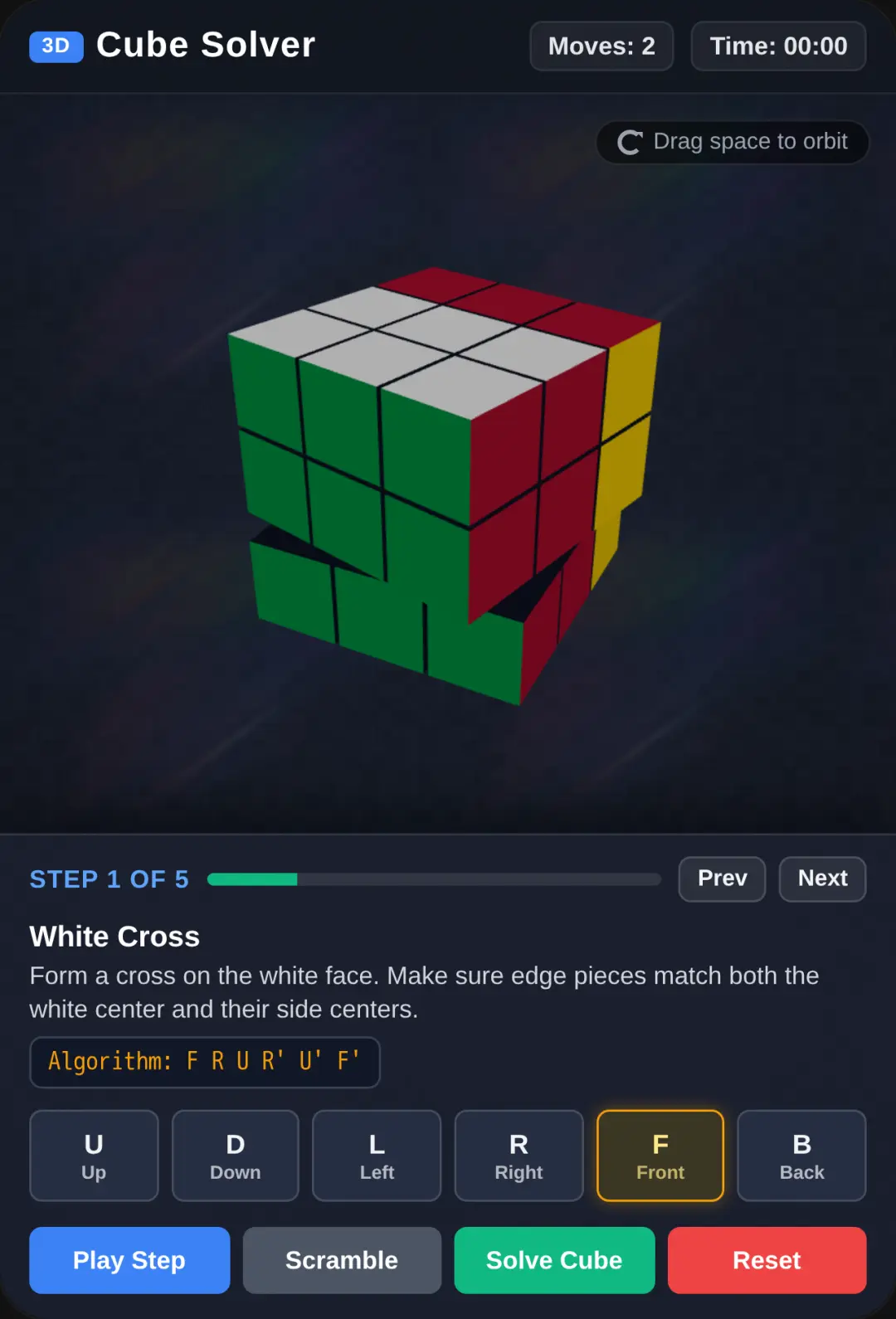 Rubik's Cube Solver & Tutorial cover