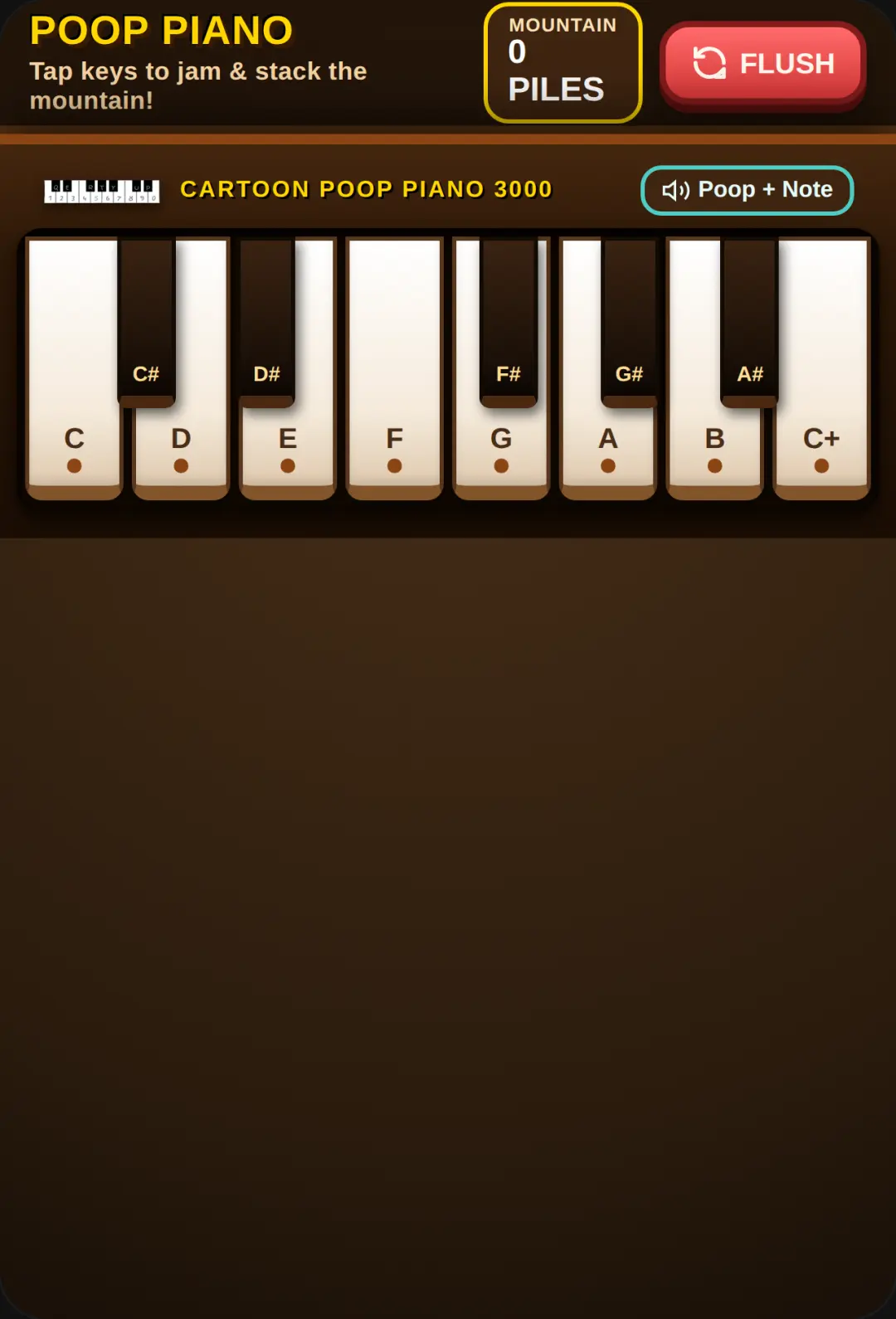 Poop Piano - Cartoon Messy Stacker cover