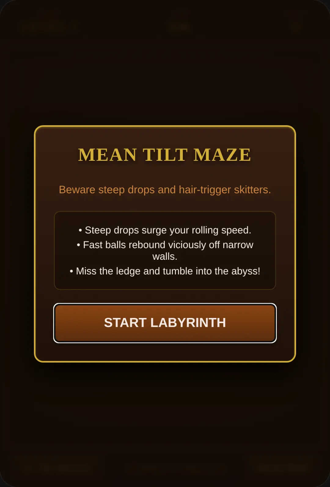 Mean Tilt Labyrinth cover