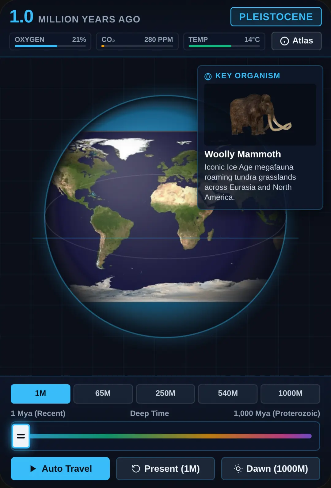 Deep Time: Earth 1M to 1000M Years Ago cover