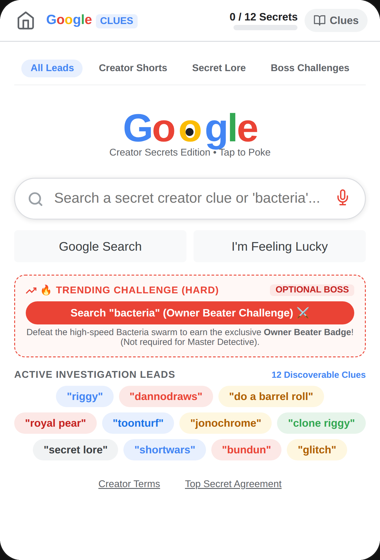 GooGle: Secret Search Hunt cover