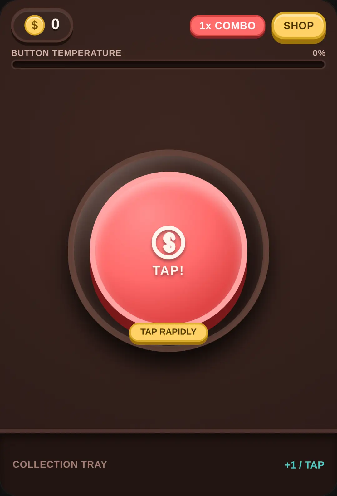 Tap to Coin Off Button cover