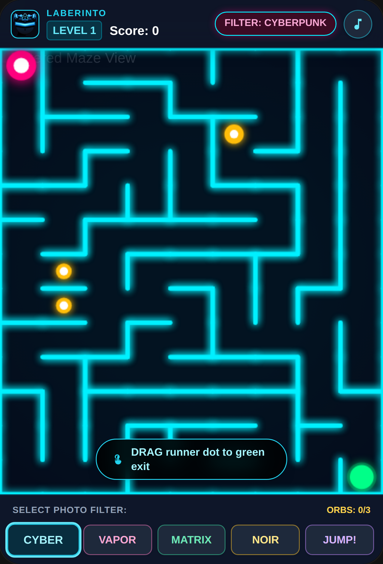 Laberinto Jumpstyle - Photo Filter Maze cover