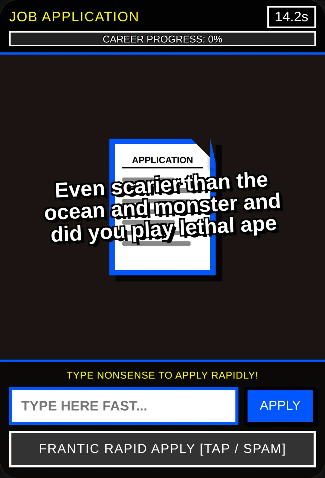 Job Application Horror Simulator cover