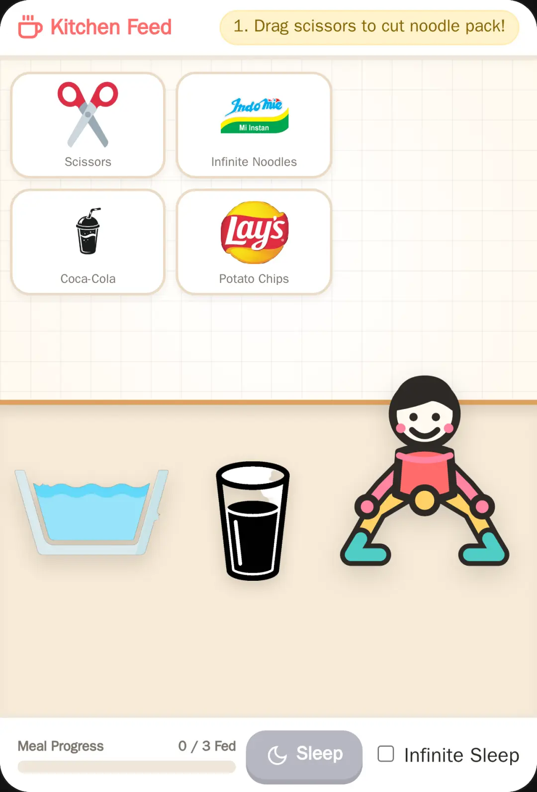 Cozy Kitchen: Feed Stickman cover
