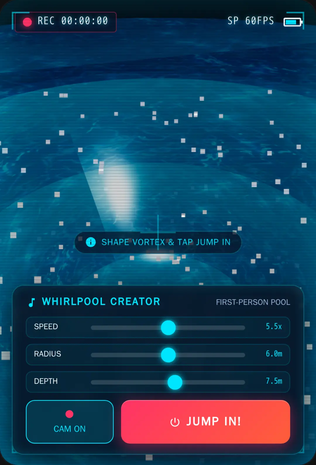 Whirlpool Dive Cam cover