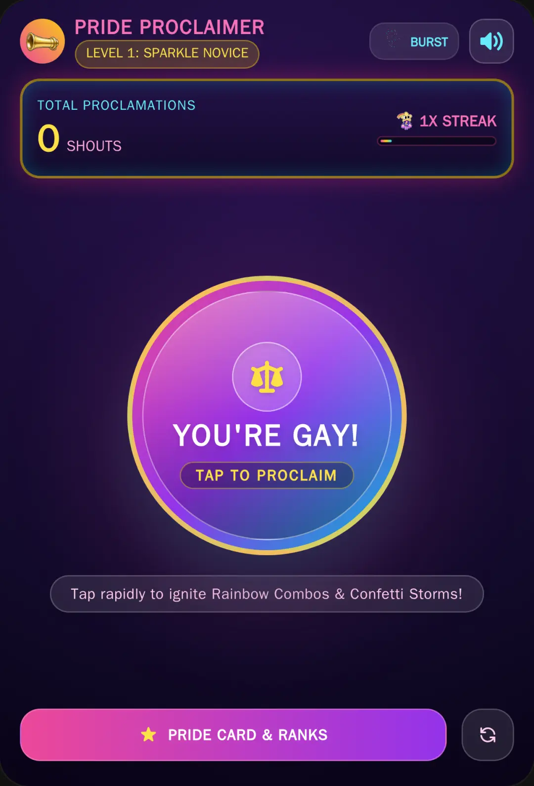 Pride Proclaimer - You're Gay! cover