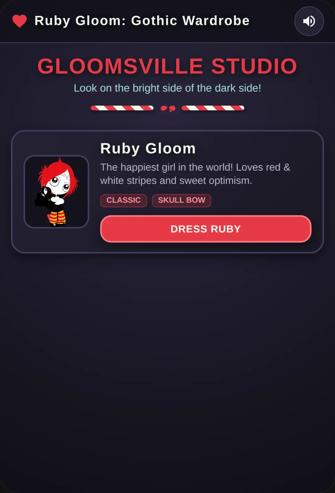 Ruby Gloom: Gothic Wardrobe cover