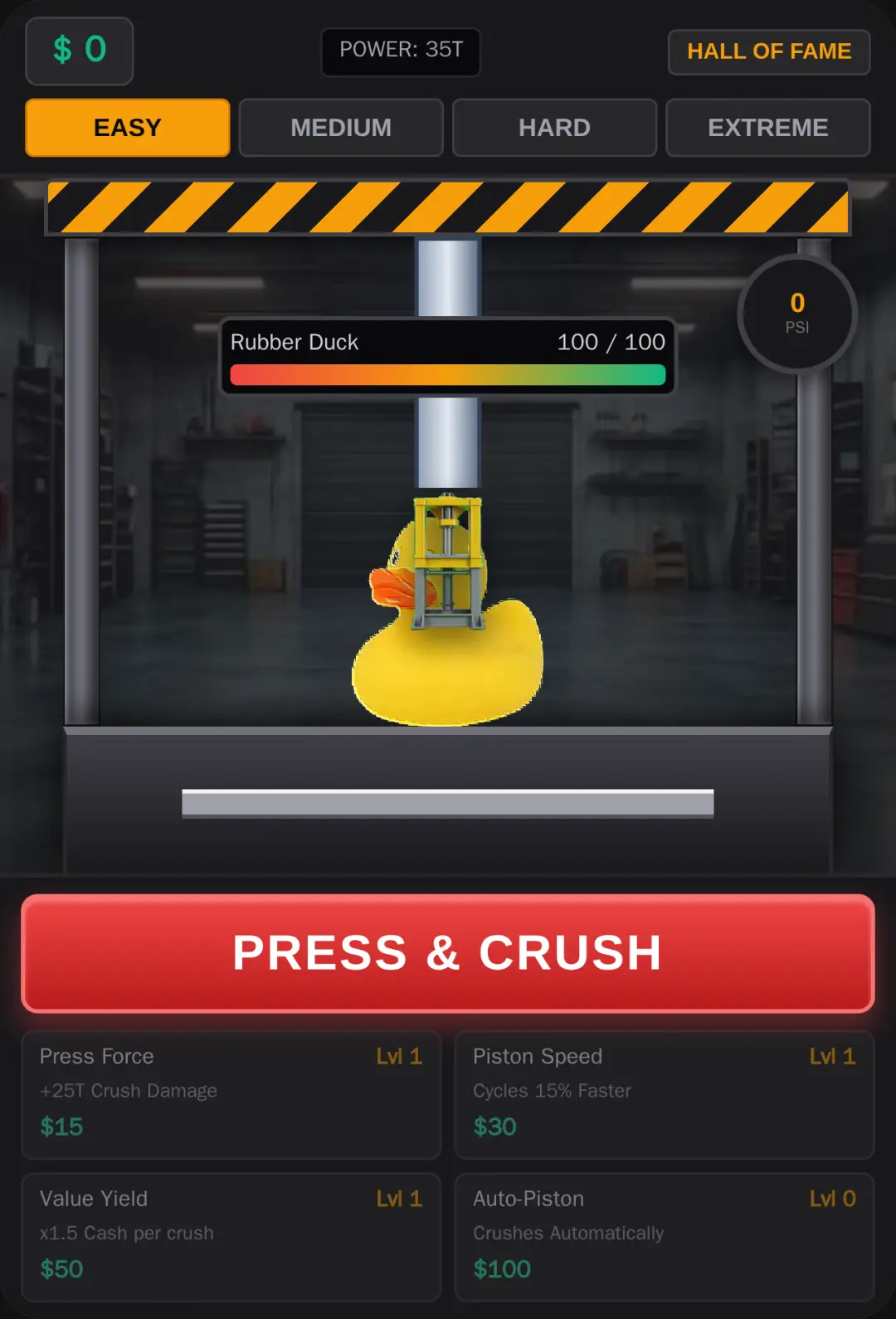Hydraulic Press: Extreme Crush cover