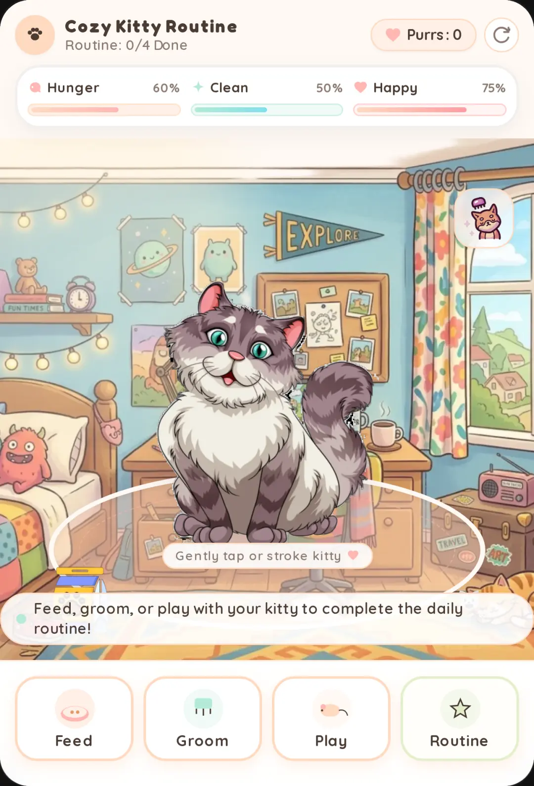 Cozy Cat Care - Daily Routine cover