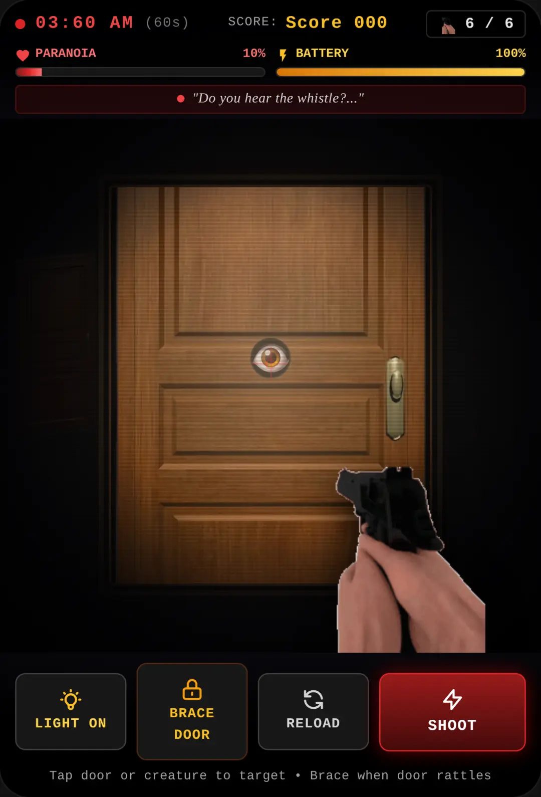 Do You Hear The Whistle? Horror game cover