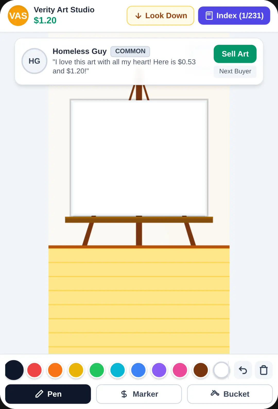 Verity Art Studio & 231 Index. cover