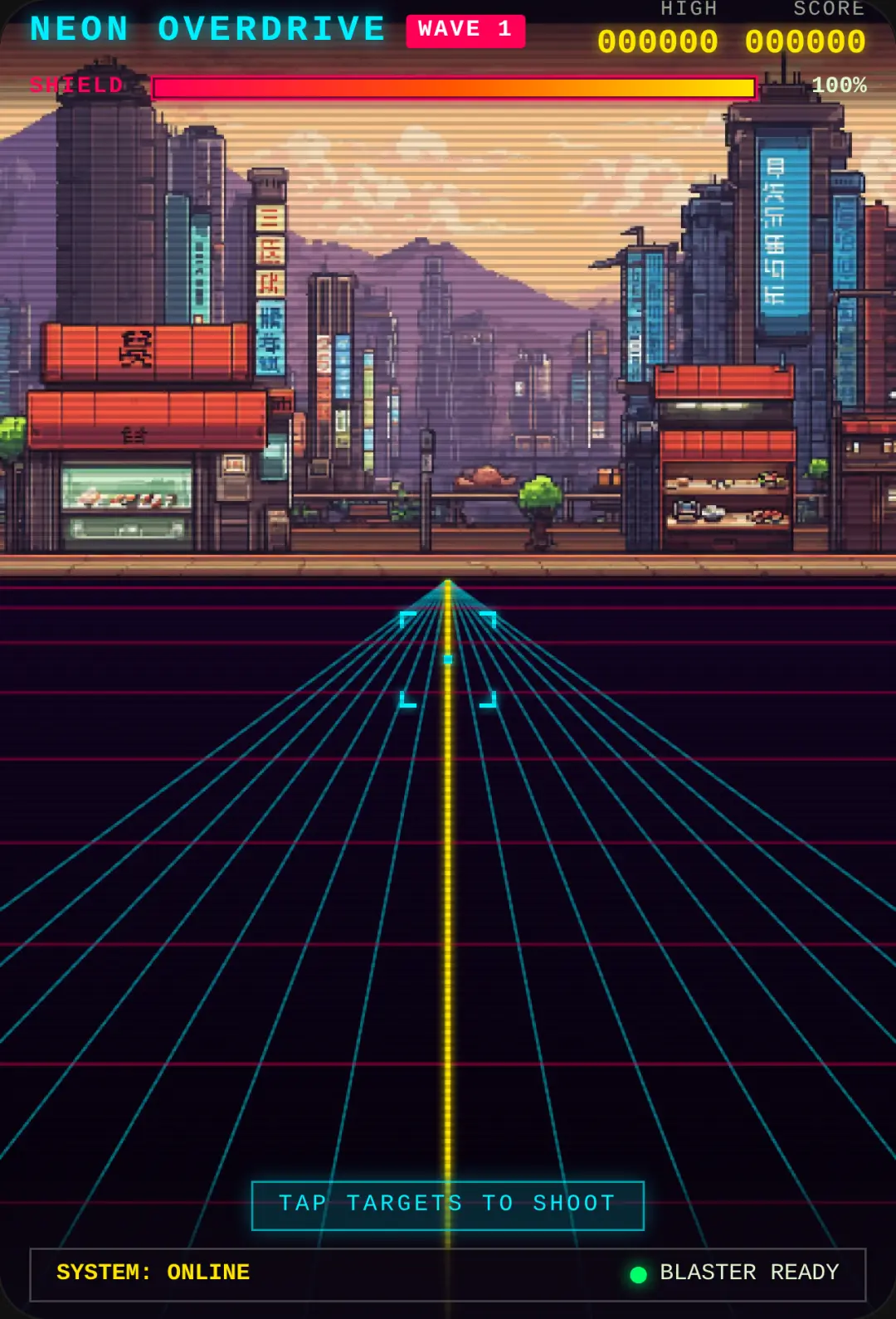 NEON OVERDRIVE - Pixel Shooter cover