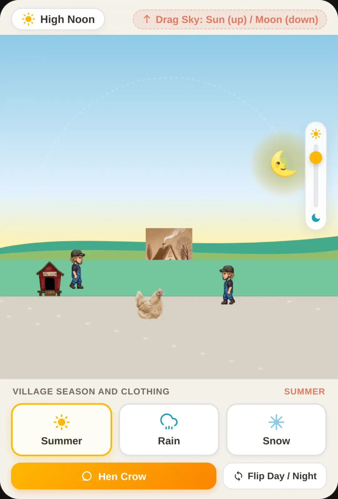 Cozy Village - Sun, Moon and Seasons cover