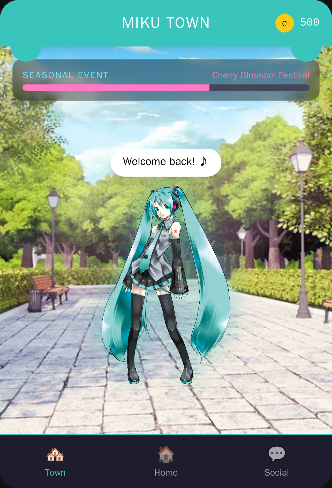 Miku's Cozy Town cover