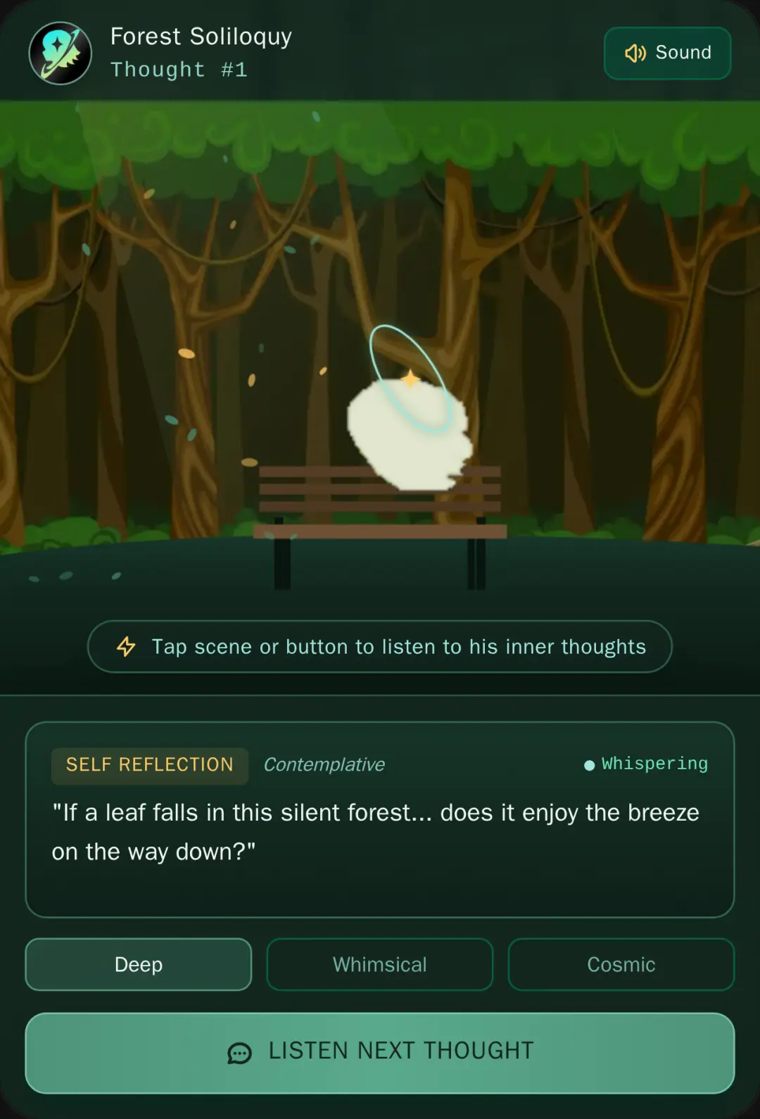 Boy on a Bench — Forest Soliloquy cover